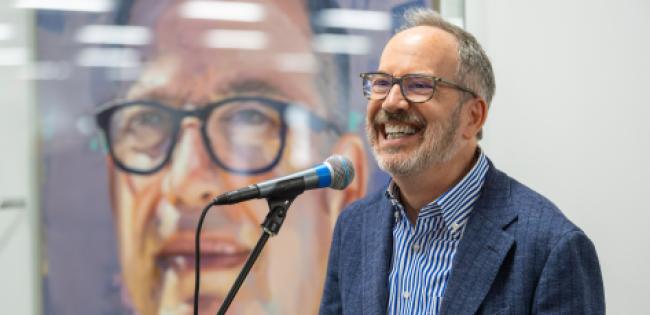 Mark Burstein honored with portrait, walkway dedication Lawrence